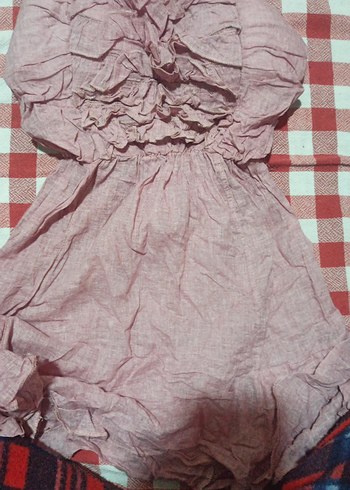 straplez üst bluz y2k - Görsel 4