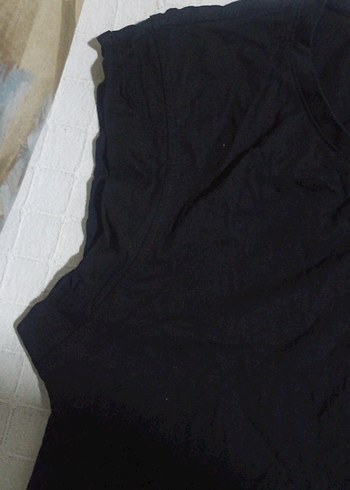 Siyah Tişört kolsuzumsu - Görsel 2