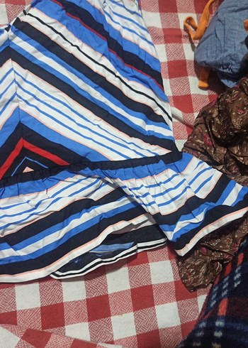 Çizgili Çok Renkli bluz - Görsel 2