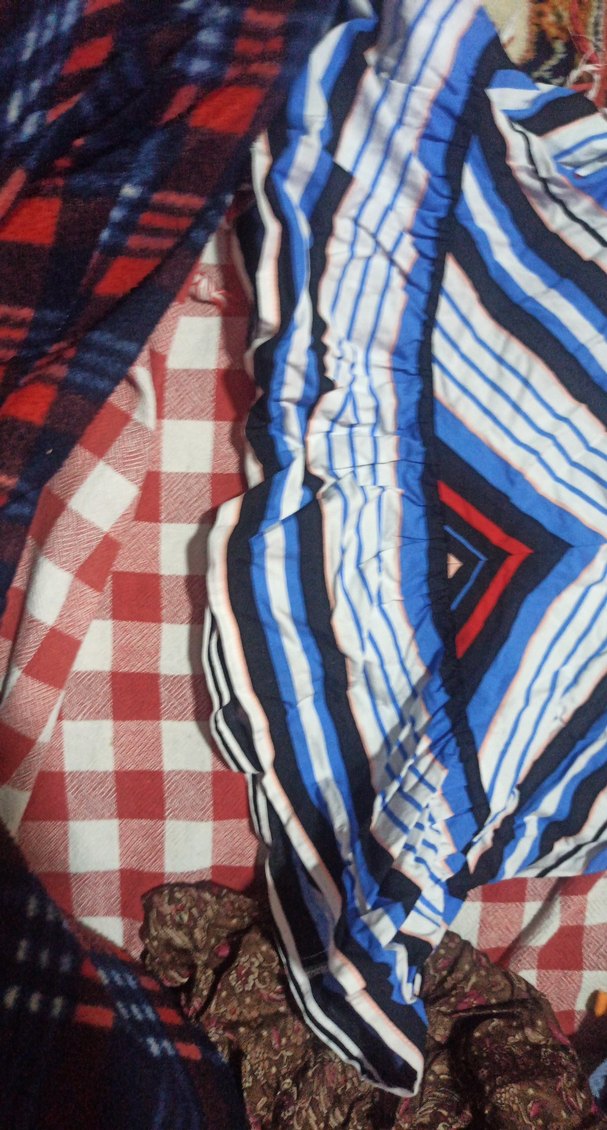 Çizgili Çok Renkli bluz - Görsel 3