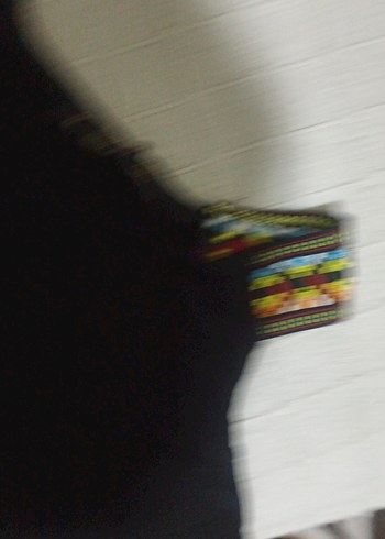 V Yaka Siyah Kadın Tişört goth bohem hippie - Görsel 3