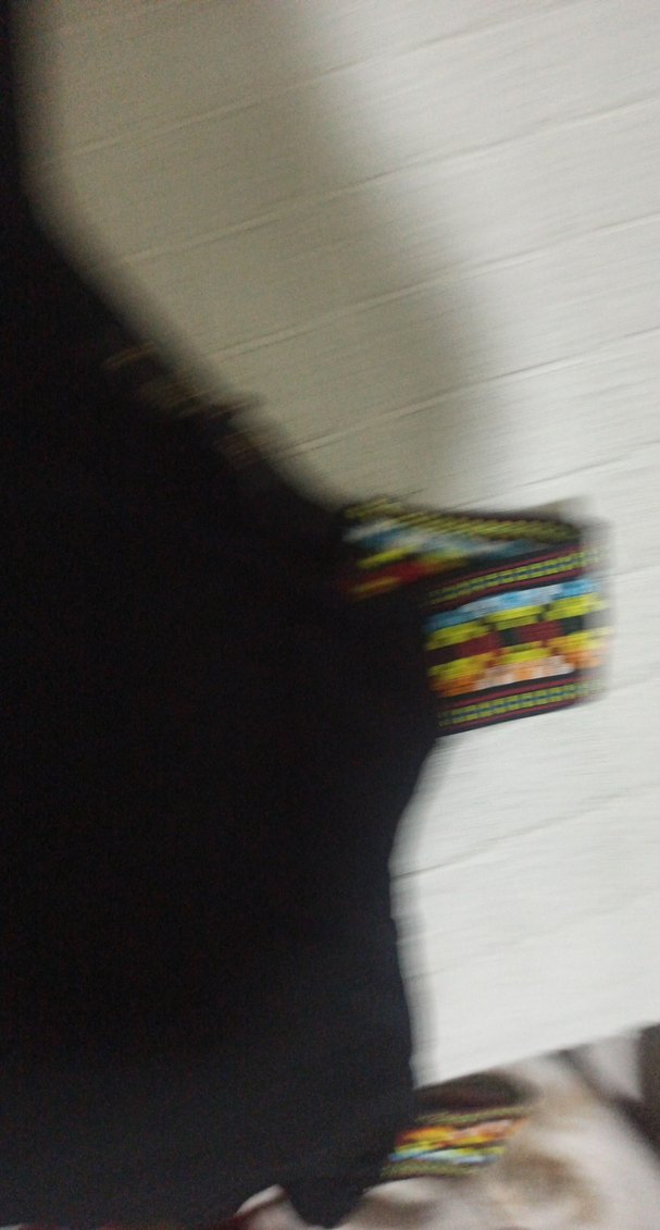 V Yaka Siyah Kadın Tişört goth bohem hippie - Görsel 3