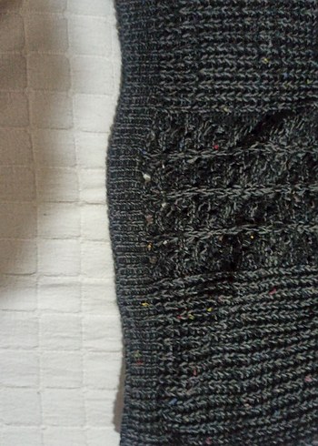 Uzun Kollu Siyah Triko Kazak/elbise - Görsel 4