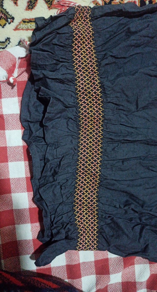 Nakışlı Bohem Kadın Bluz y2k vintage - Görsel 2