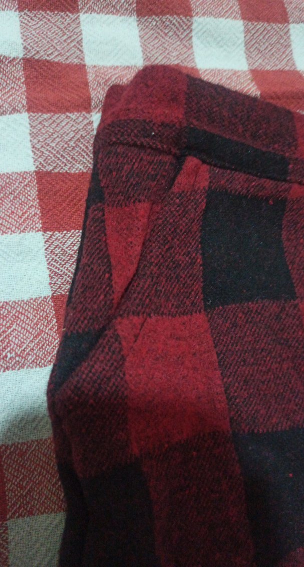 Kırmızı Kareli Mini Etek y2k bohem goth - Görsel 3