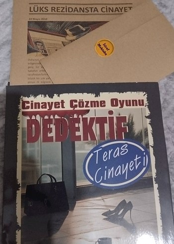 Dedektif Cinayet Çözme Oyunu - Teras Cinayeti