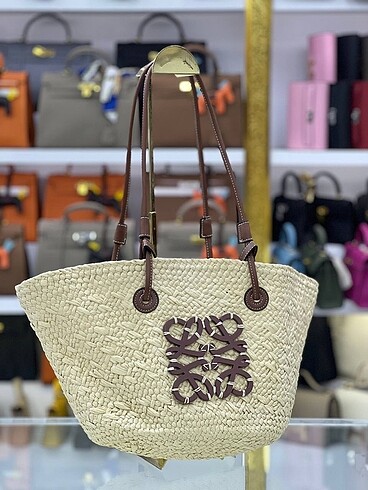 Loewe raffia shoulder bag