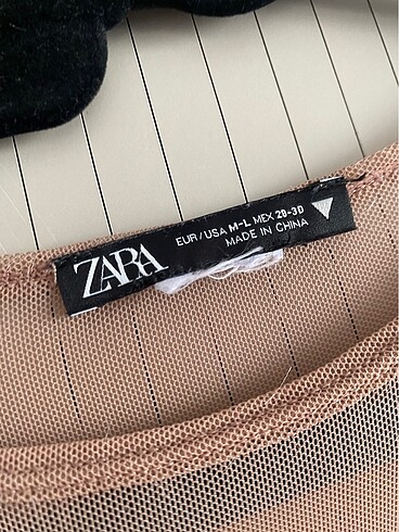 m Beden camel Renk zara tül bluz