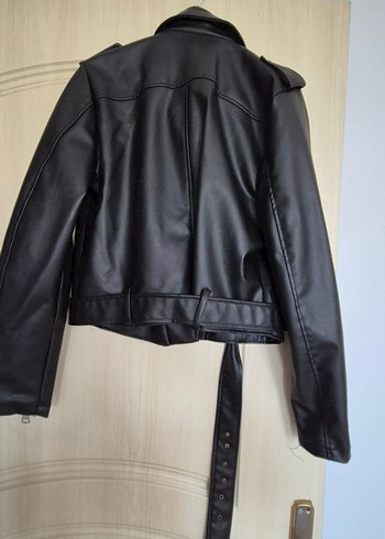 Trendyol & Milla Kadın Siyah Deri Biker Ceket