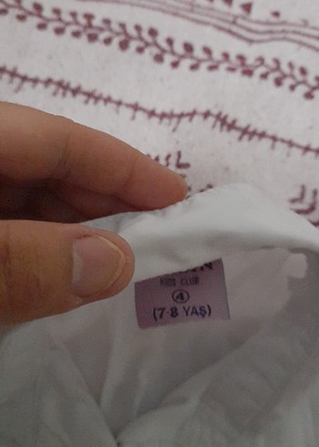 7 yaş beyaz gömlek - Görsel 2