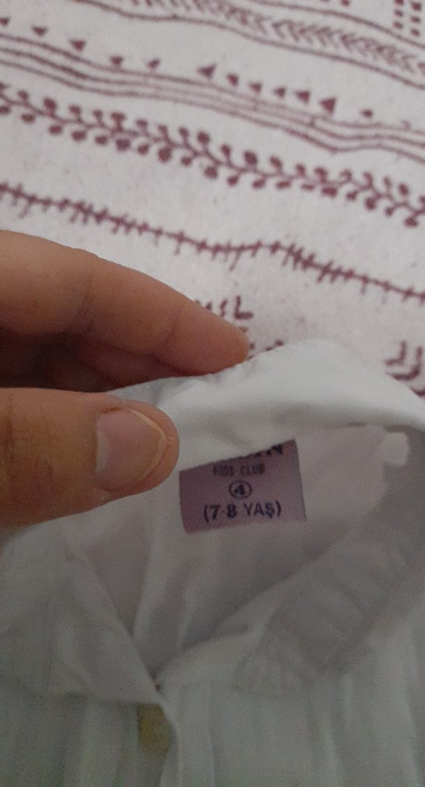 7 yaş beyaz gömlek - Görsel 2