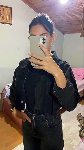 Milla crop kot ceket
