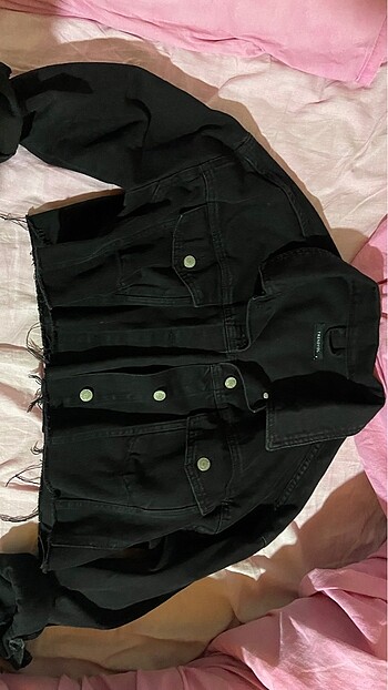 Stradivarius Milla crop kot ceket