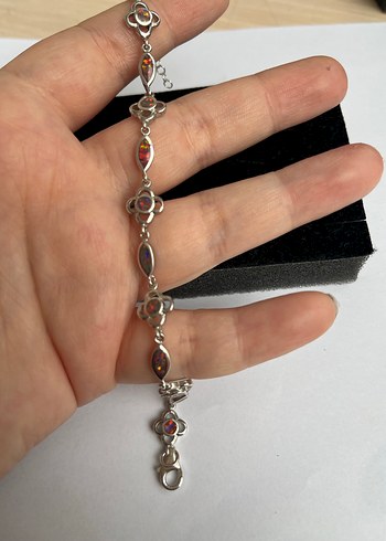 AVUSTURYA OPAL 925 AYAR 18cm BİLEKLİK HİÇ KULLANILMADI - Görsel 3