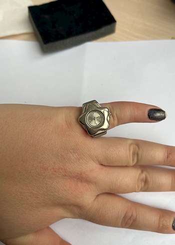 vintage çalışır durumda çelik star yüzük saat - Görsel 5