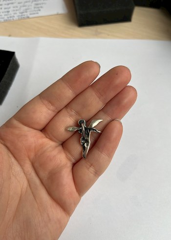 925 ayar melek kolye ucu - Görsel 3