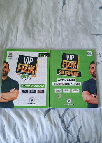 2025 VIP Fizik AYT Soru Bankası ve Video Ders Kitabı