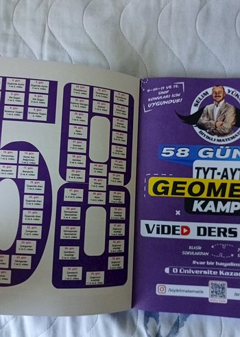  58 Günde TYT-AYT Geometri Kampı Video Ders Kitabı