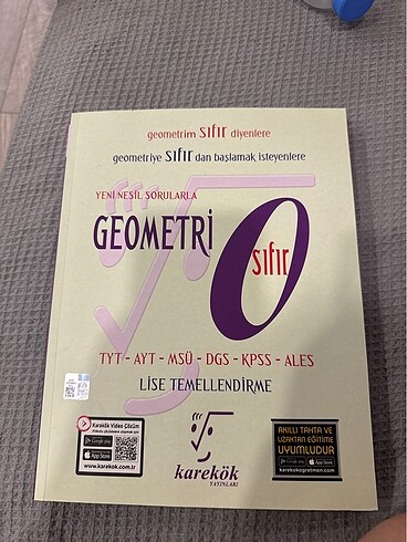 karekök yayınları geometri sıfır