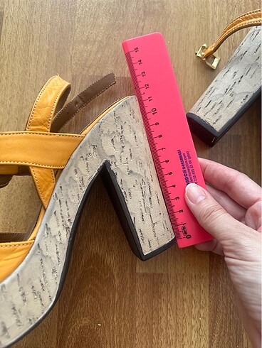 Gerçek deri topuklu yazlık ayakkabı - Görsel 6