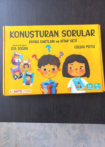 Konuşturan Sorular Duygu Kartları ve Kitap Seti