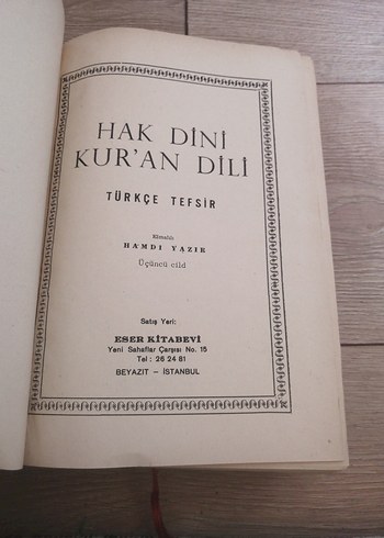  Beden Kuran Dini Hak Dini 3.cilt