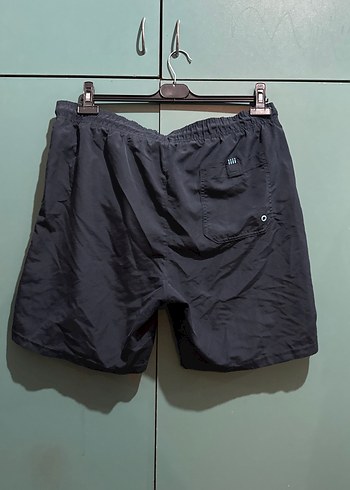 Erkek Mavi Bol Kesim Mini Yüzme Şortu - Görsel 2