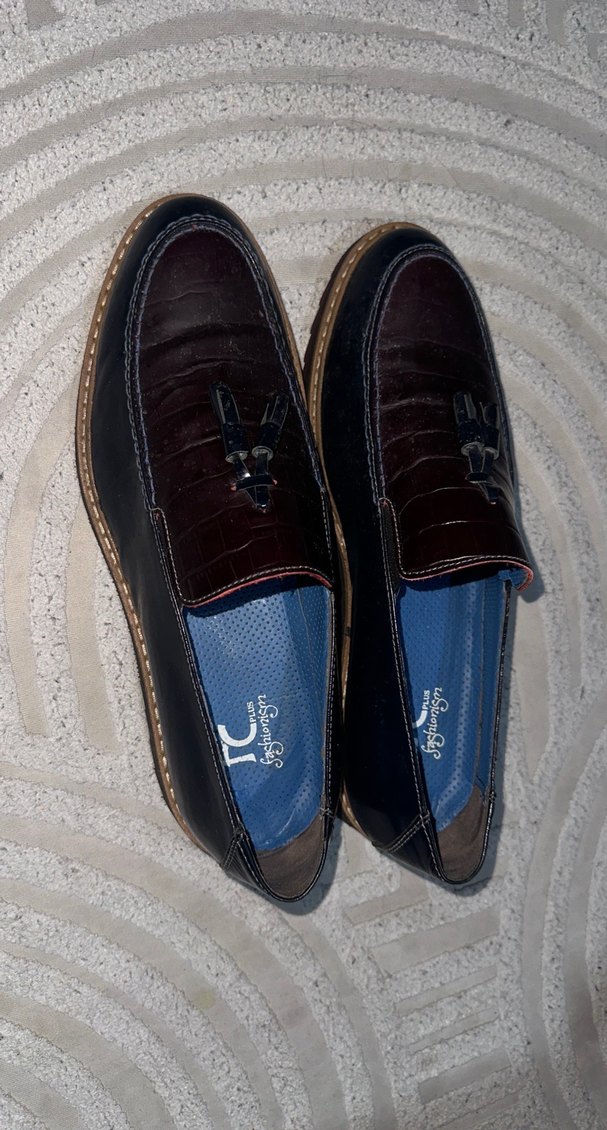 Fc plus marka Kahverengi Deri Püsküllü Klasik Erkek Ayakkabı - Görsel 2