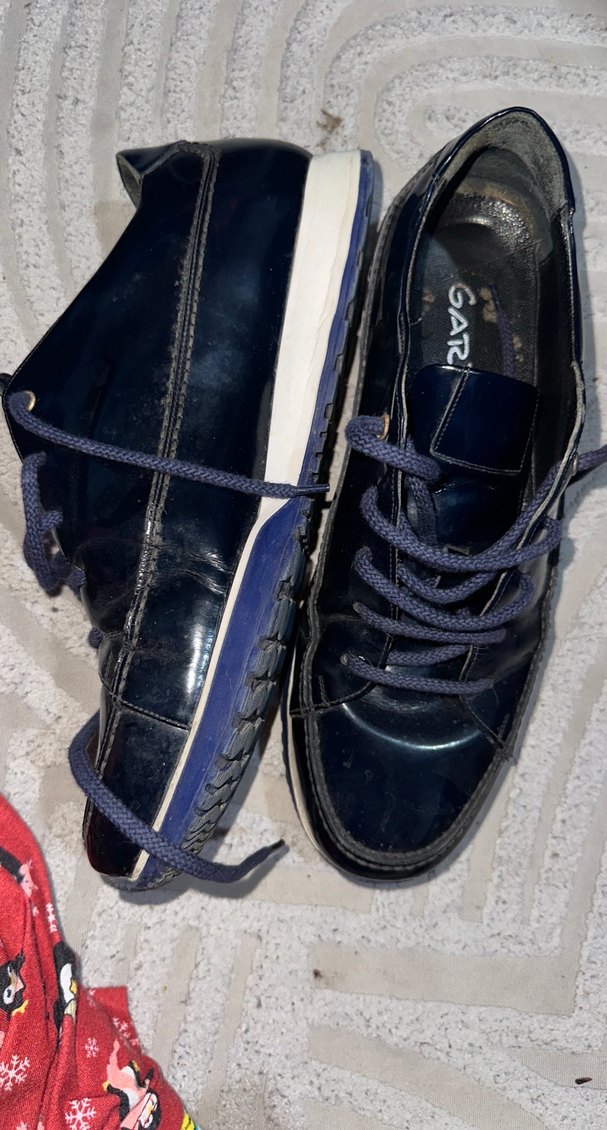 Garda marka Klasik Gotik Erkek Lacivert Ayakkabı Bağcığı - Görsel 3