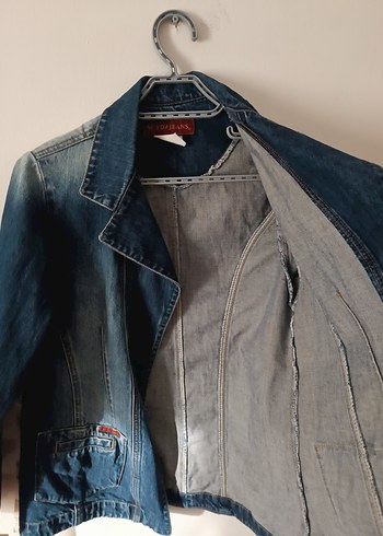 m Beden Vintage kadın denim ceket