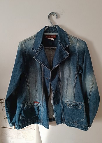 Vintage kadın denim ceket