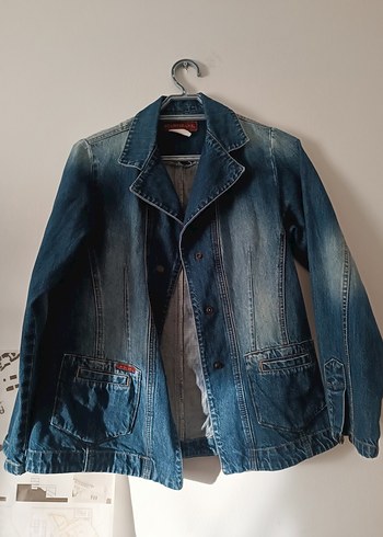 Vintage kadın denim ceket - Görsel 6
