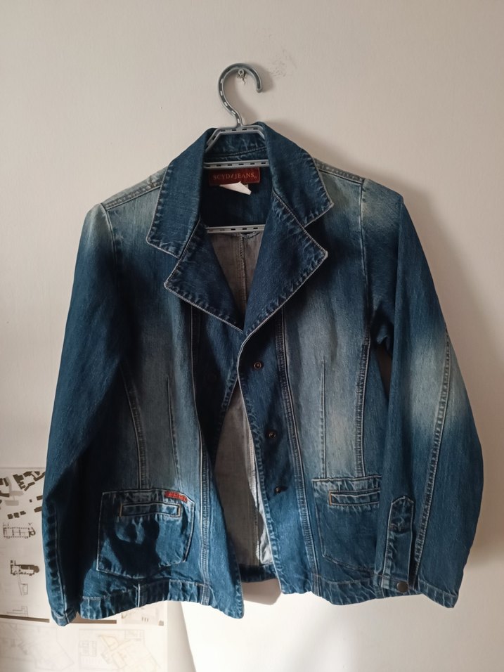 Vintage kadın denim ceket - Görsel 5