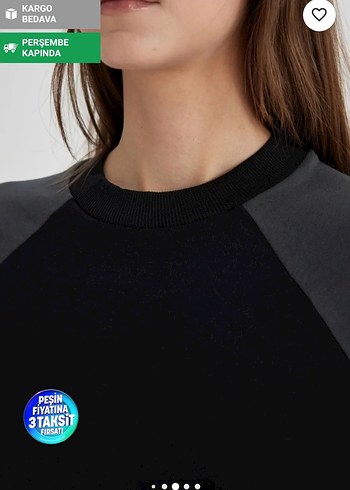 Defacto Sweatshirt Elbise - Görsel 3