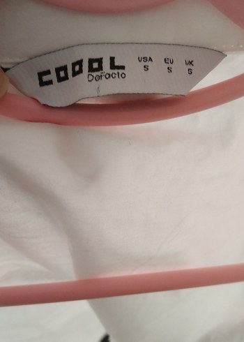 Beyaz Düğmeli Mini Pamuklu Kadın Gömlek - Görsel 8