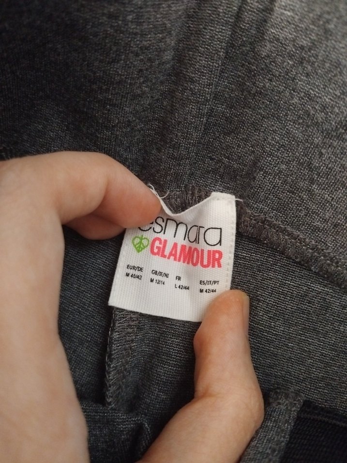 Gri Bel Detaylı Kadın Kumaş Pantolon - Görsel 3