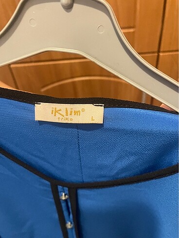 l Beden mavi Renk gömlek