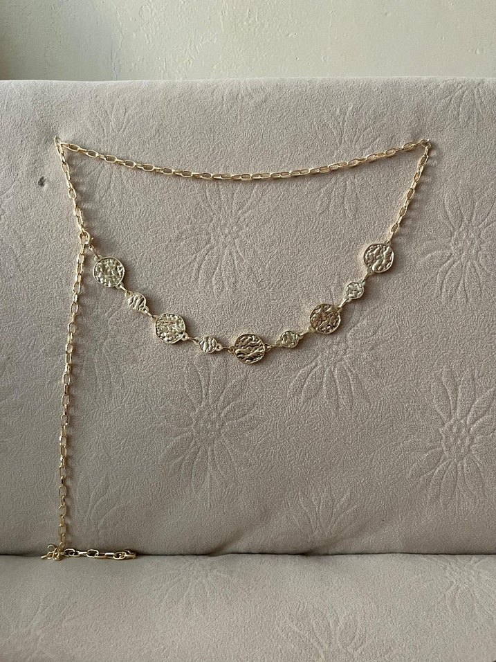 Altın Renk Zincir #kemer - Görsel 4