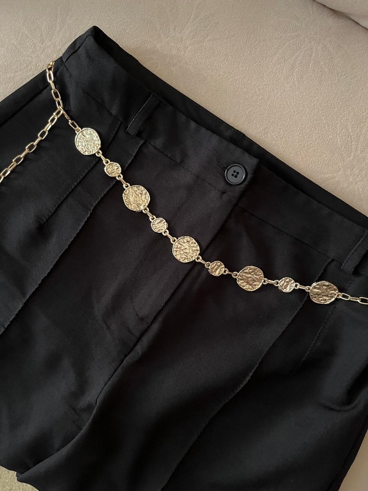 Altın Renk Zincir #kemer - Görsel 2