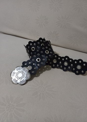 Siyah Gotik Tokalı Kadın Kemer - Görsel 4