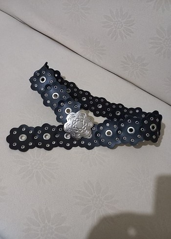 Siyah Gotik Tokalı Kadın Kemer - Görsel 6