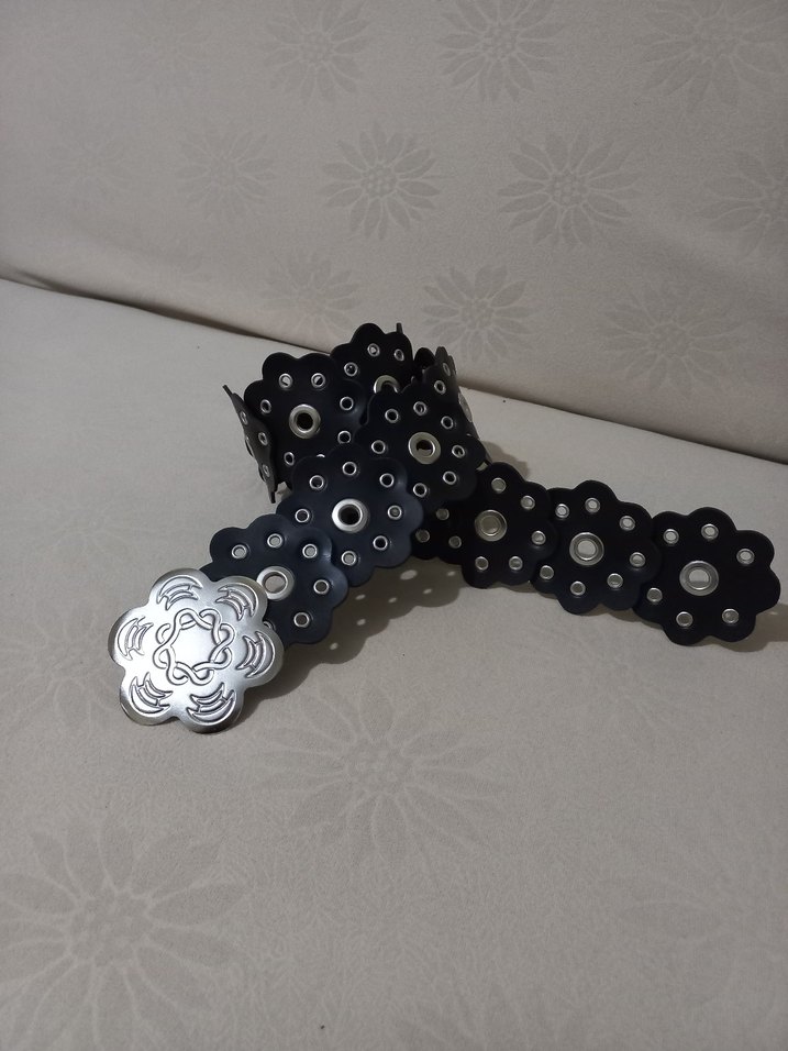 Siyah Gotik Tokalı Kadın Kemer - Görsel 4