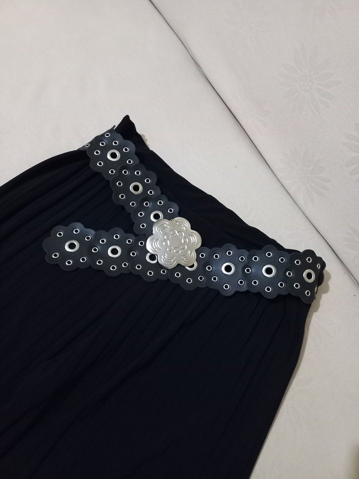 Siyah Gotik Tokalı Kadın Kemer - Görsel 3