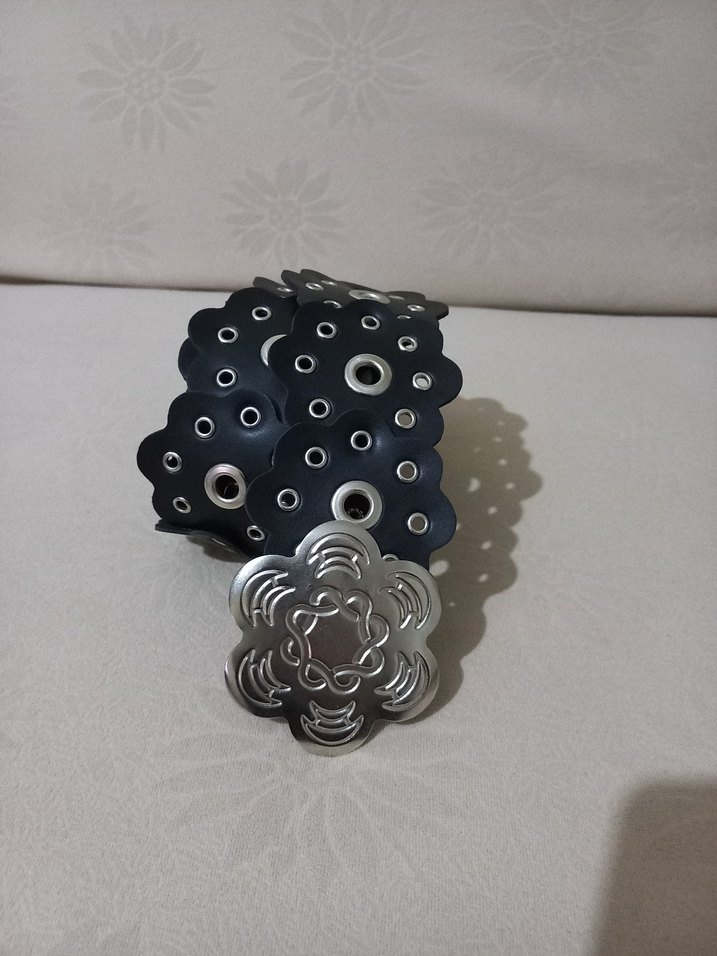 Siyah Gotik Tokalı Kadın Kemer - Görsel 5