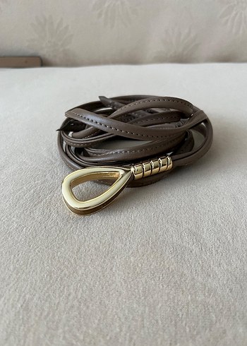 Beden camel Renk Bohem Tarzı Koyu Altın Tokalı Deri Kadın Kemer