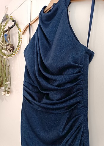 Accort Simli Uzun Abiye Elbise - Görsel 3