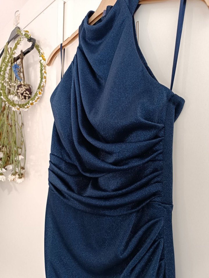 Accort Simli Uzun Abiye Elbise - Görsel 3