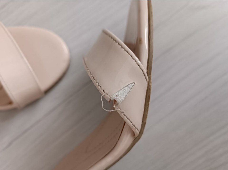 Kalın Bantlı Kadın Topuklu Ayakkabı - Görsel 3