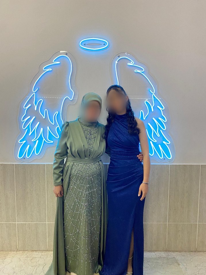 Accort Simli Gece Elbisesi - Görsel 4