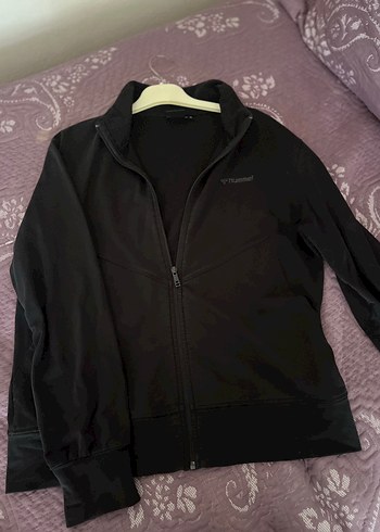 Hummel Siyah Fermuarlı unisex Spor Ceket hummel